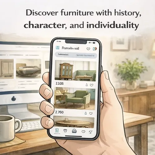 Browsing vintage and antique furniture on Furnish Well