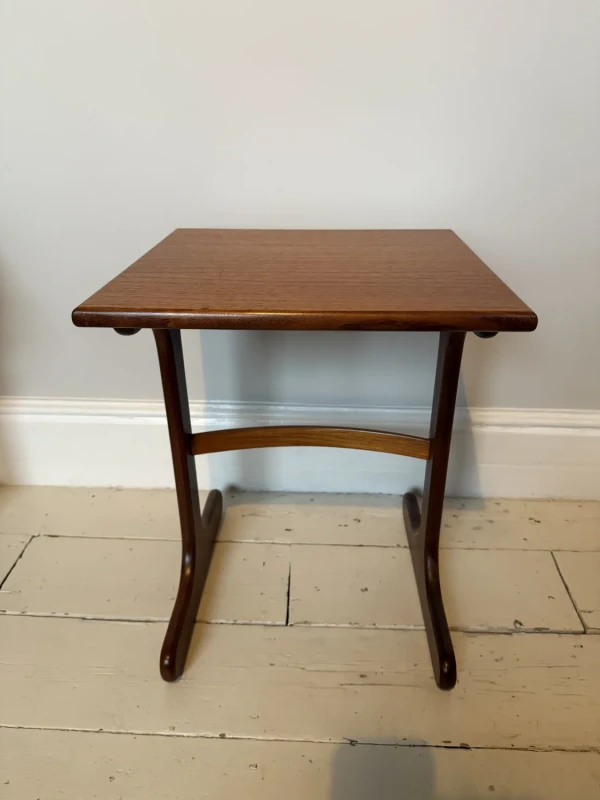 1960's G Plan 'Fresco' Teak Nesting Tables Set Of 3 Mid Century Modern — image 4
