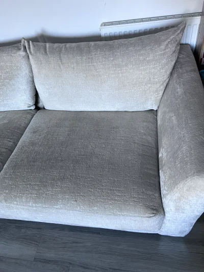 X2 Identical Neutral 3 Seater Sofas — image 4
