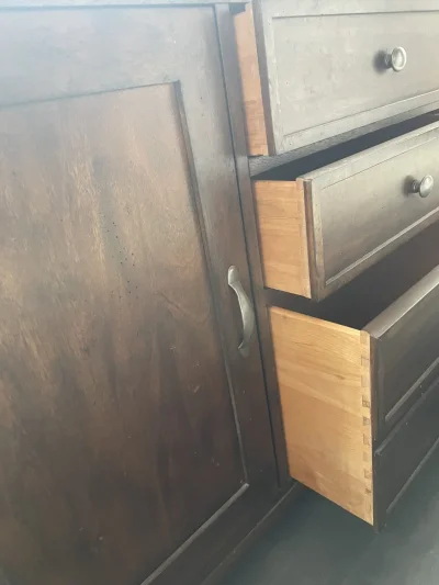 Elegant Sideboard with Dovetail Joints and Ample Storage — image 2