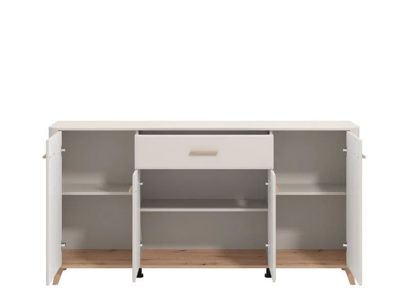 Modern Living Room Sideboard Cabinet with Drawer and 4 Doors