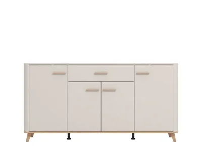 Modern Living Room Sideboard Cabinet with Drawer and 4 Doors — image 2