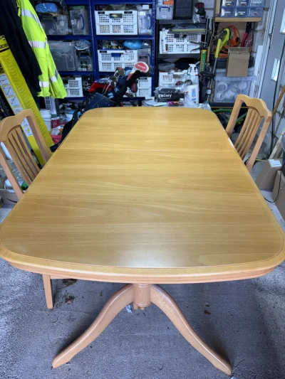 Stag Beech Extending Beech Dining Table