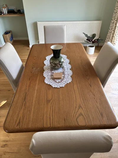 Oak dining table