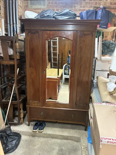 Mahogany wardrobe