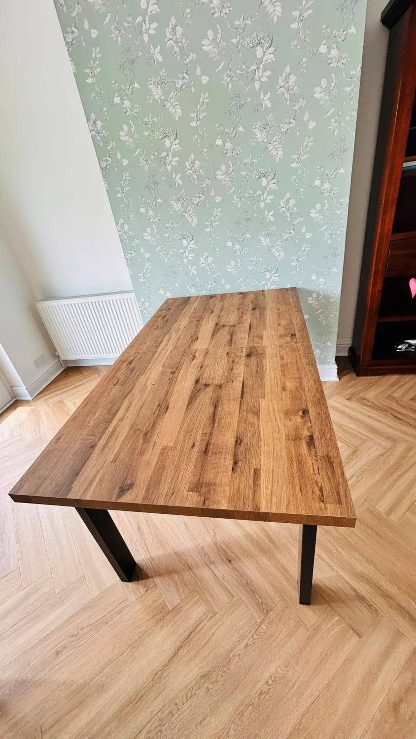 Next Rectangular Retracable and extendable dining table