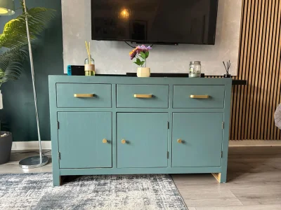 Refurbished Solid walnut oak cabinet