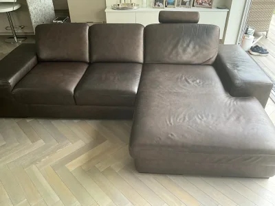 Luxury Nicoline Italia Leather Living Room Suite – Sectional Sofa, Swivel Armchairs & Ottoman Set — image 6