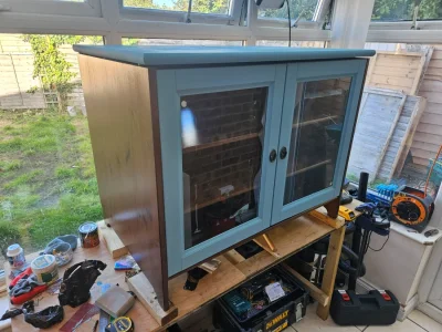Belgrave blue Tv cabinet